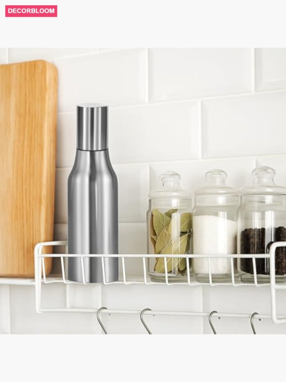 Stainless Steel Oil Dispenser Bottle - Leak-Proof Olive Oil Decanter for - Picture 7 of 7
